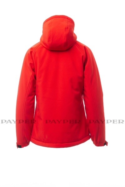 Wattierte Softshelljacke GALE PAD LADY in rot